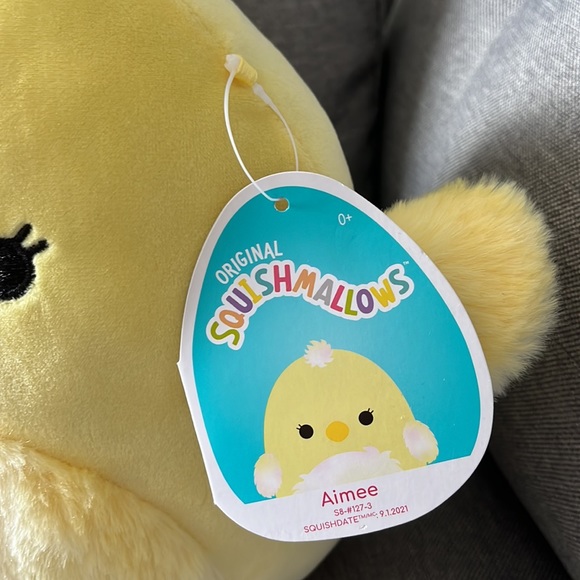 Aimee the Chick Squishmallow 8in - Picture 2 of 4